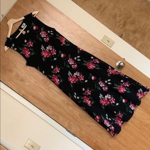 Knee length, black, floral Old Navy dress